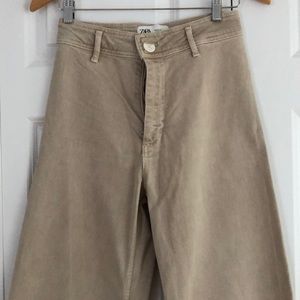 Zara high waist khakis